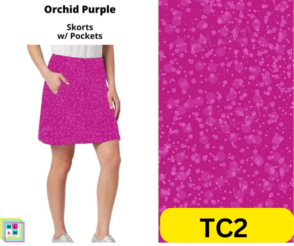 Orchid Purple Skort