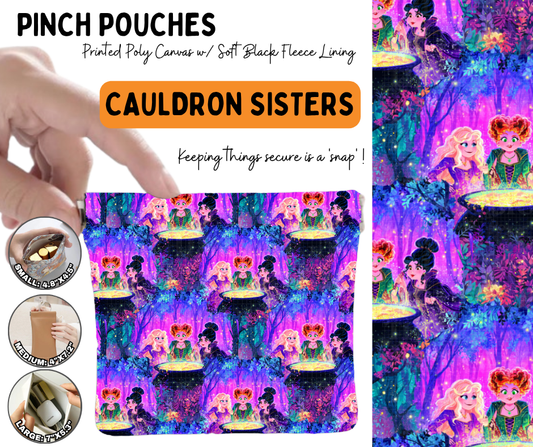 Preorder! Closes 6/17. ETA Sept. Cauldron Sisters Pinch Pouches in 3 Sizes