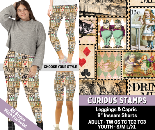 Preorder! Closes 5/13. ETA Aug. Curious Stamps Combo Legging Lengths
