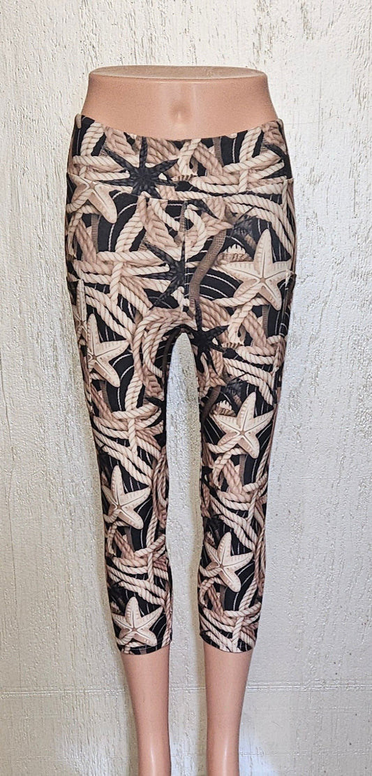 Starfish Rope capris with pockets