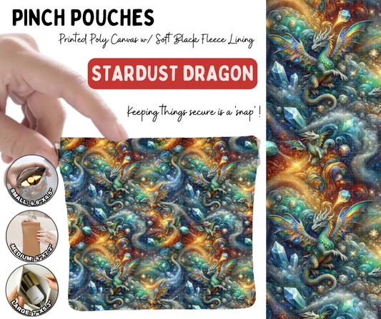 Preorder! Closes 10/5. ETA Jan. Stardust Dragon Pinch Pouches in 3 Sizes