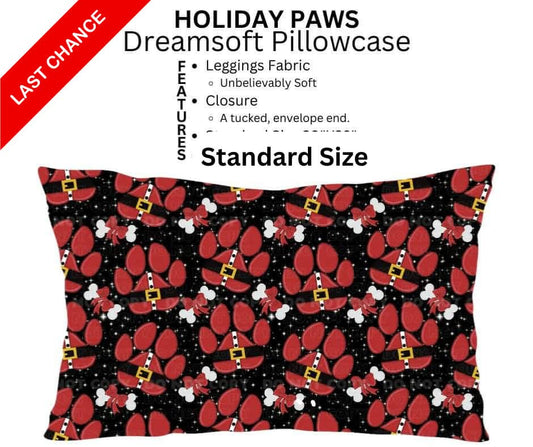 Holiday Paws Dreamsoft Pillowcase