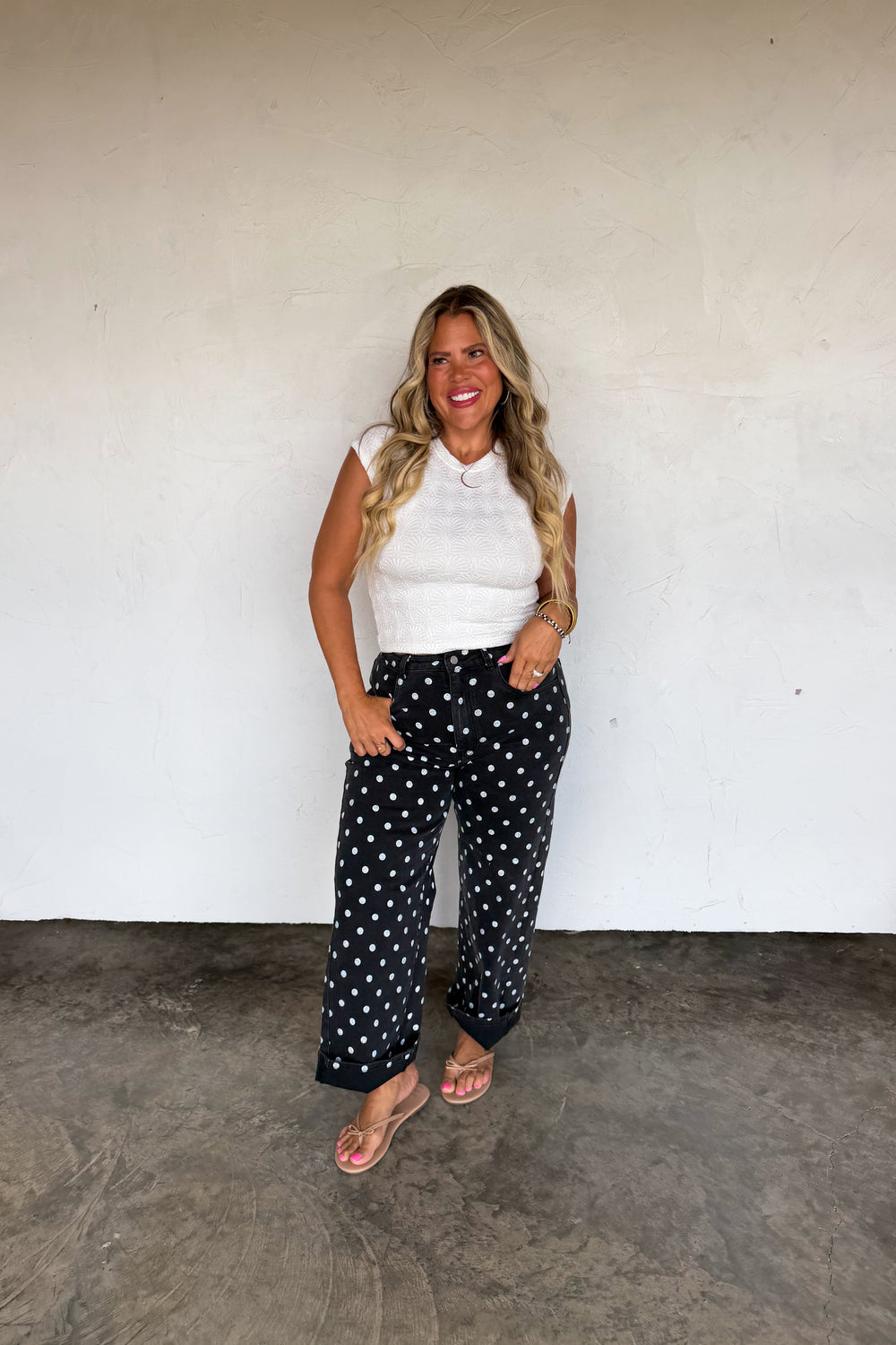 PREORDER- HOCUS POCUS DOT JEANS due 7/1