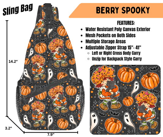 Preorder! Closes 6/22. ETA Sept. Berry Spooky Sling Bag