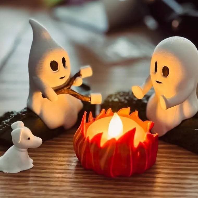 Holiday Campfire Ghost Night Lights & More