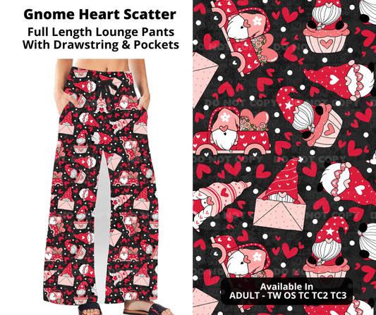 Preorder! Closes 11/28. ETA Feb. Gnome Heart Scatter Full Length Lounge Pants