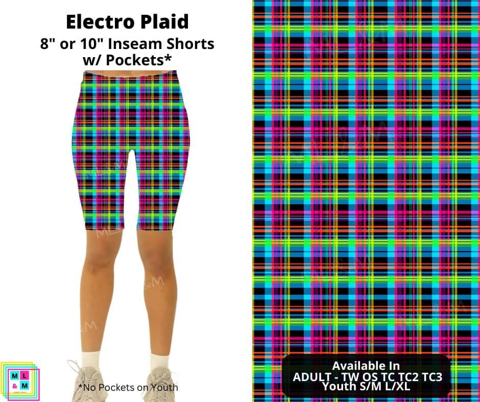 Electro Plaid Shorts