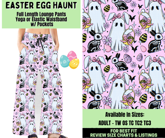 Preorder! Closes 1/19. ETA April. Easter Egg Haunt Full Length Lounge Pants