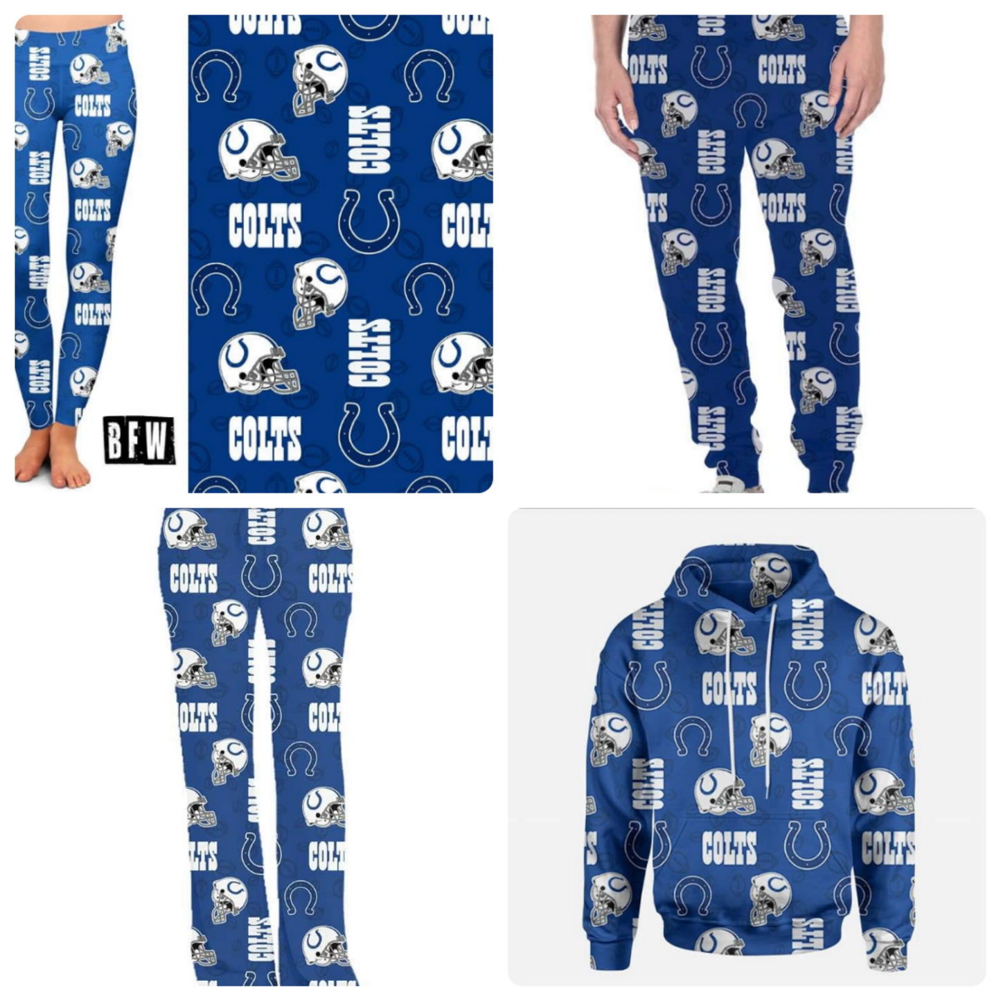 Indianapolis legging, lounge pants, joggers and zip up hoodies