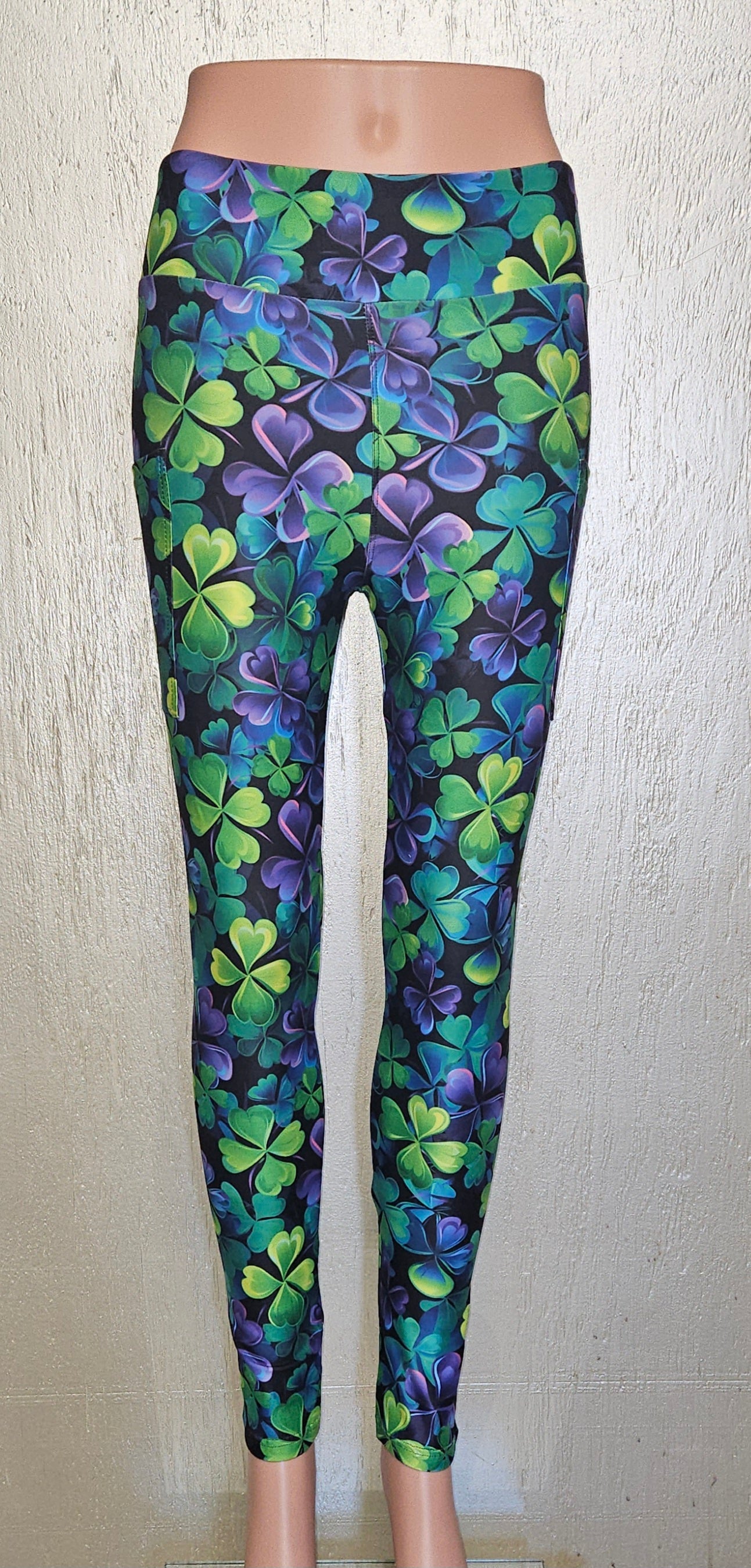 Dark Neon Shamrock skort