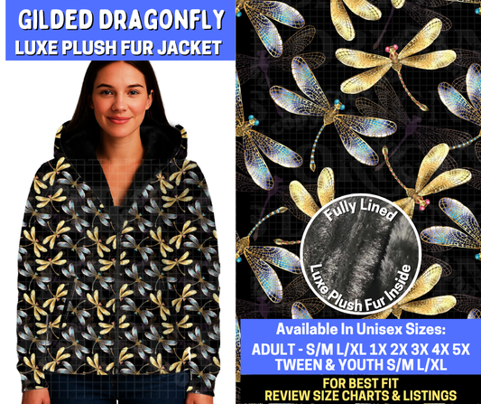 Preorder! Closes 10/29. ETA Jan. Gilded Dragonfly Luxe Fur Jacket