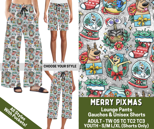 Preorder! Closes 7/15. ETA Nov. Merry Pixmas Combo Lounge Lengths