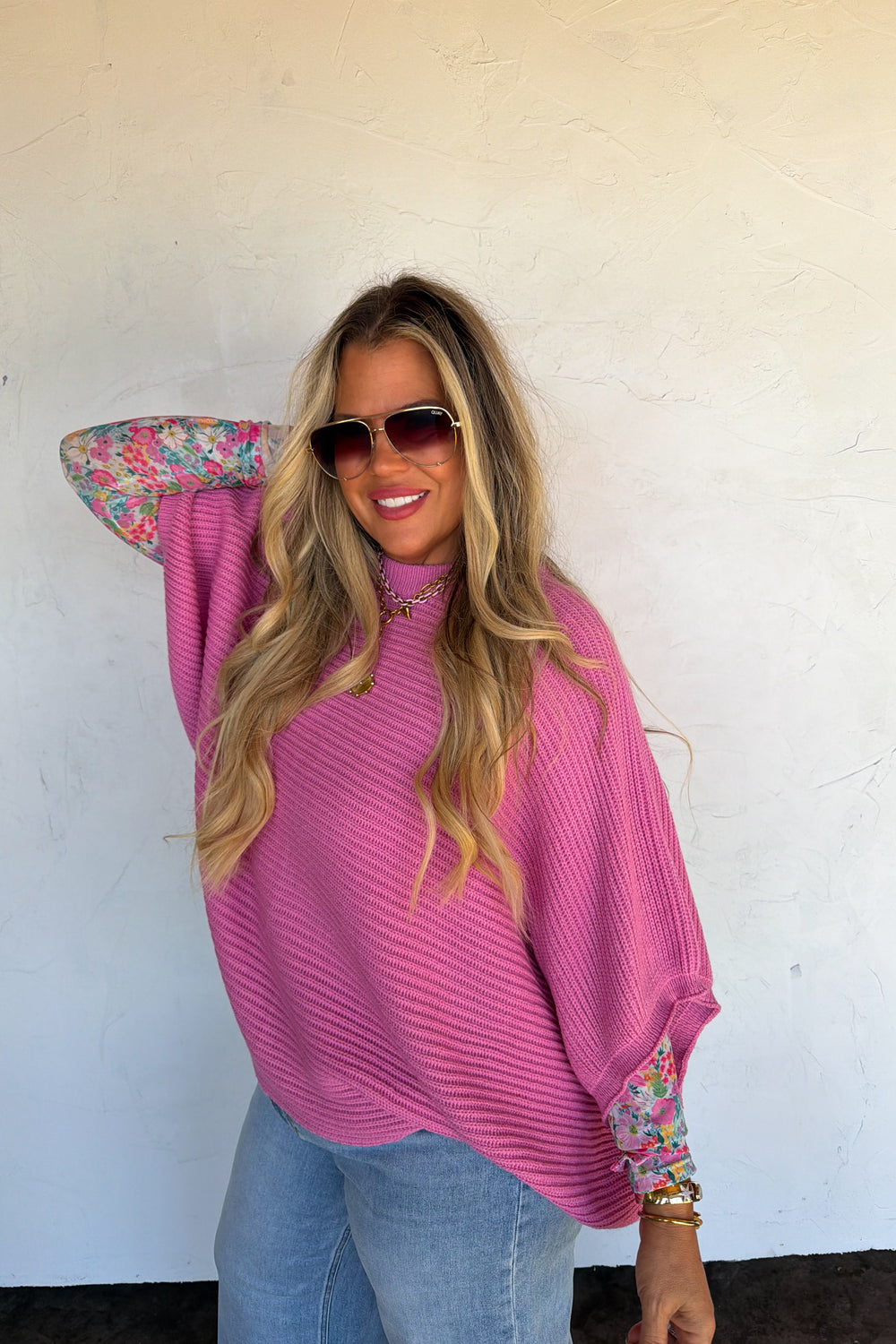 Meg Poncho Sweater Preorder eta beg Feb