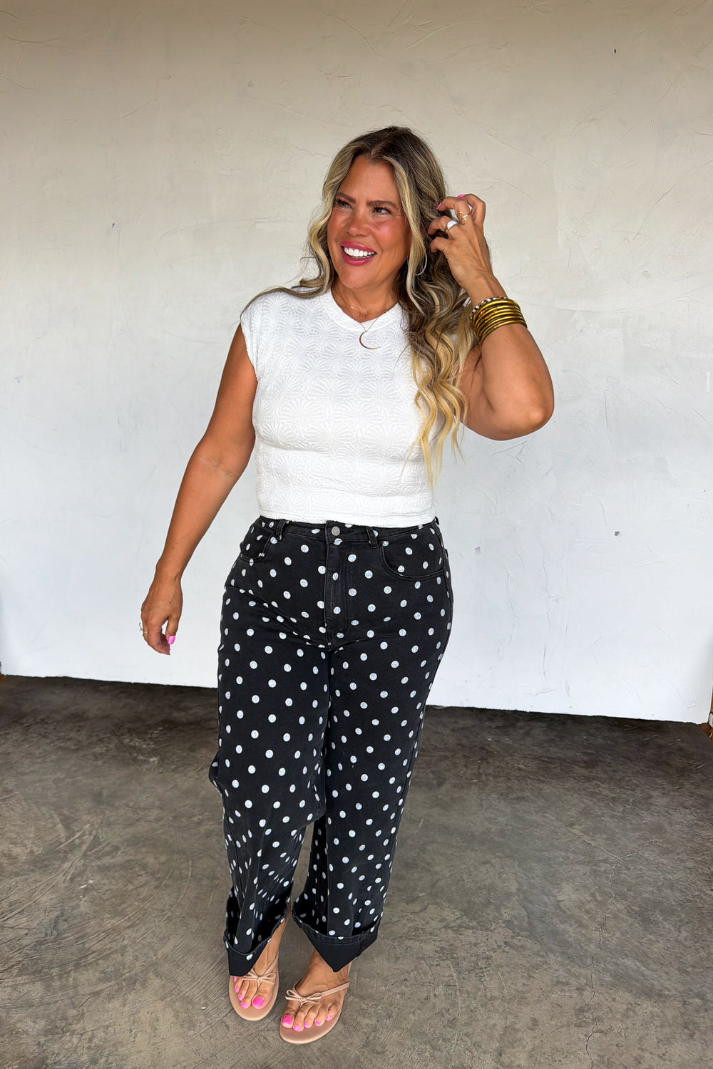 PREORDER- HOCUS POCUS DOT JEANS due 7/1
