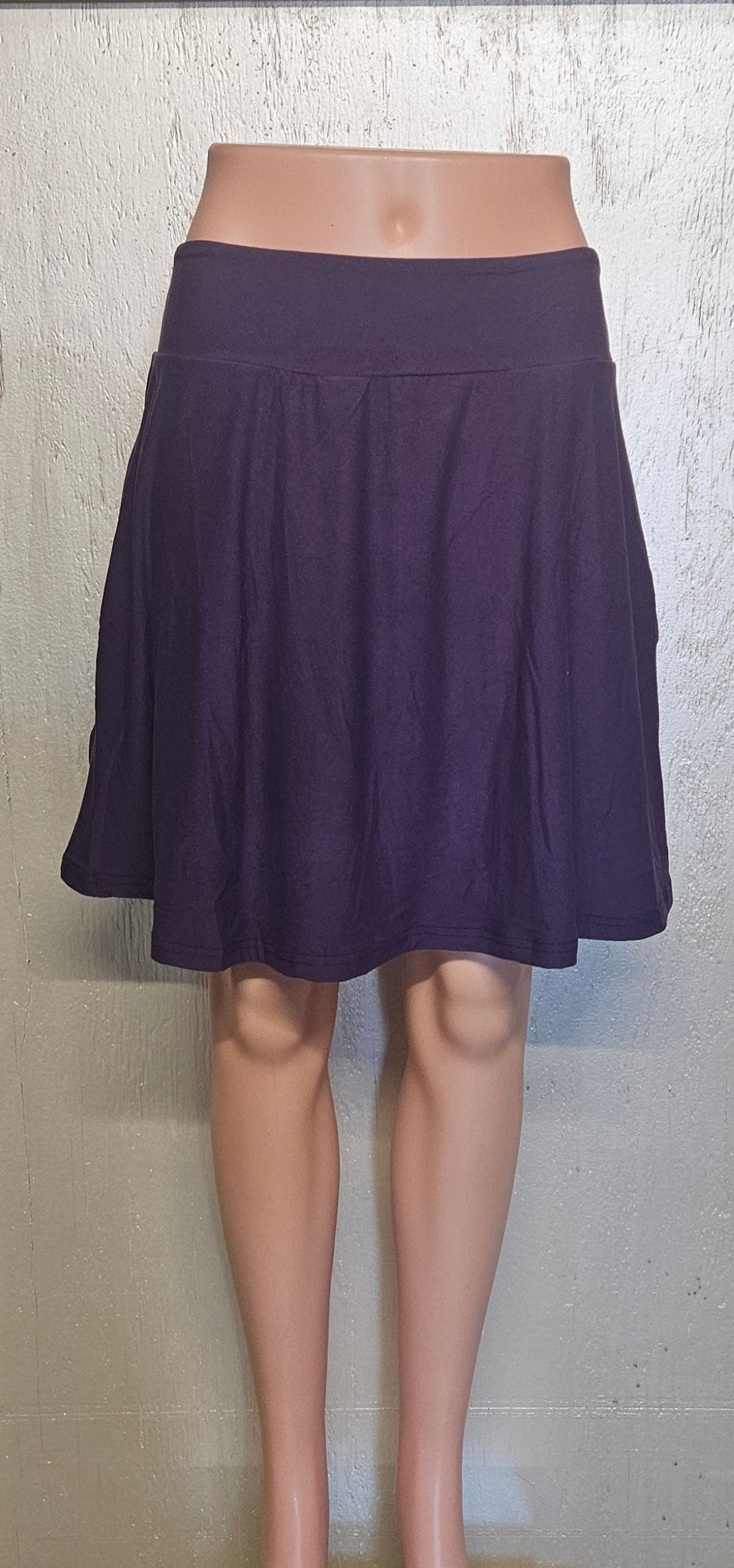 "Brylah Purple" Solid Capris & Bike Shorts