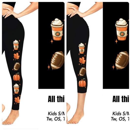 All things fall leggings with pockets