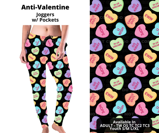 Preorder! Closes 11/28. ETA Feb. Anti-Valentine Joggers