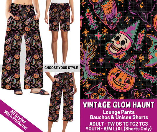 Preorder! Closes 4/13. ETA July. Vintage Glow Haunt Combo Lounge Lengths