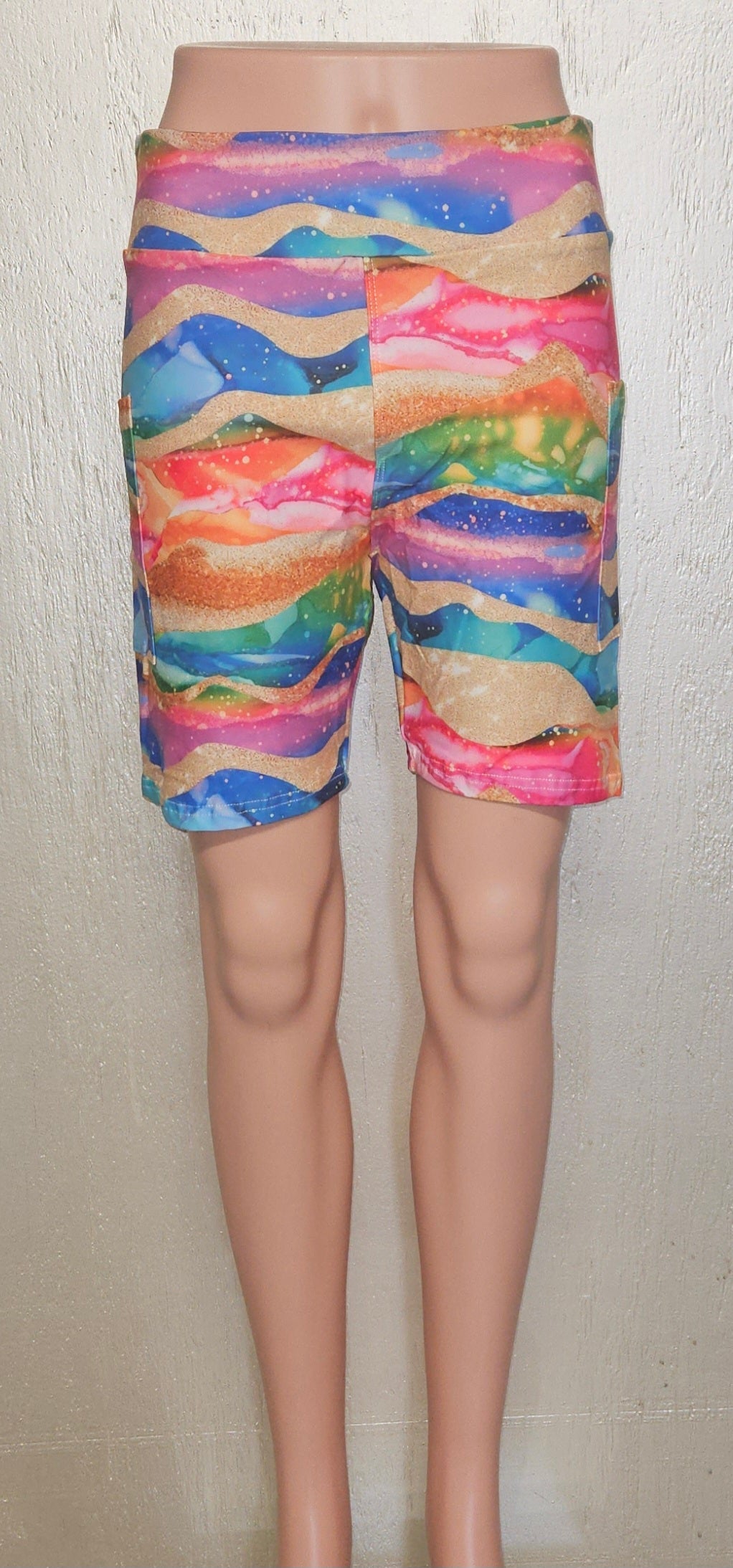 Golden Rainbow Agate Skort
