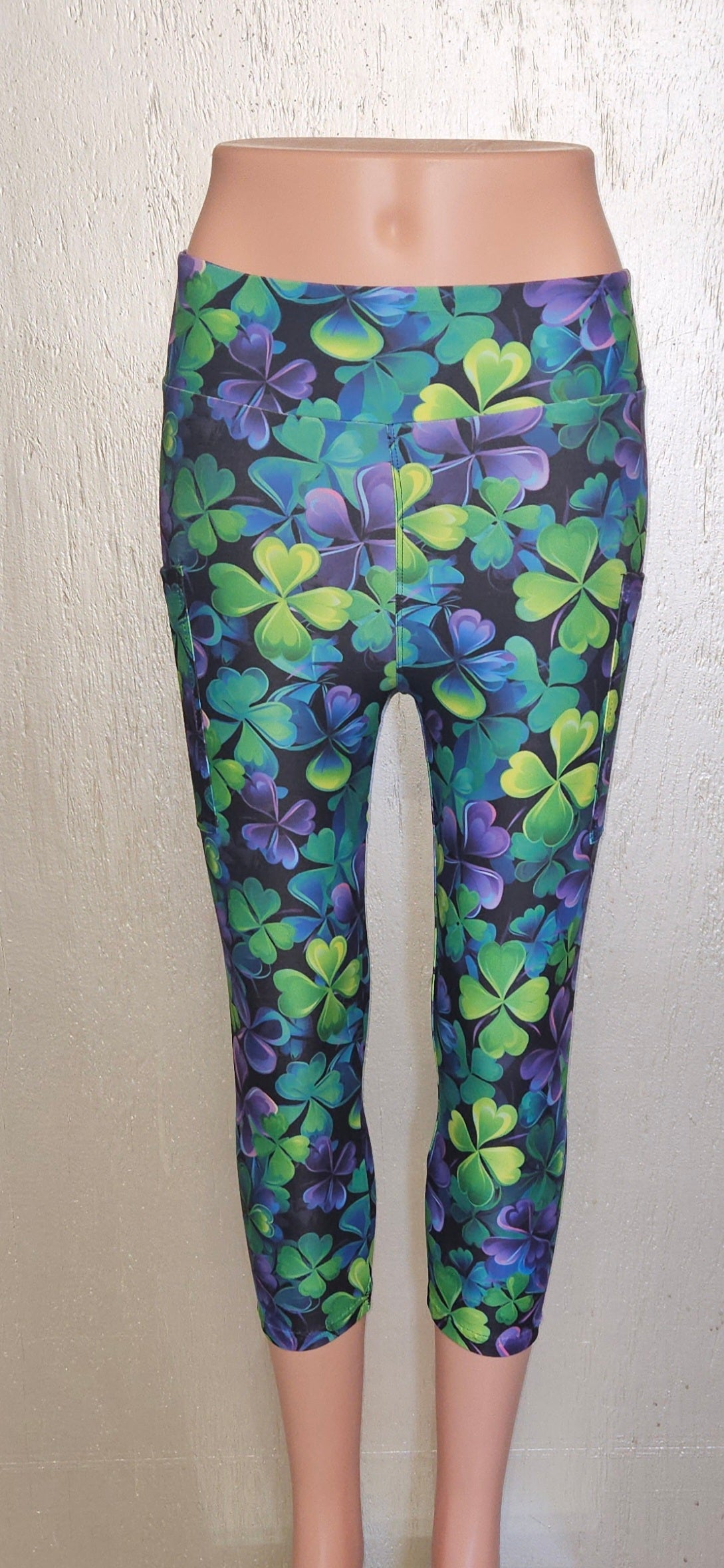 Dark Neon Shamrock skort