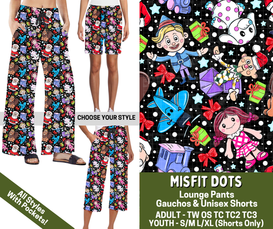 Preorder! Closes 7/15. ETA Nov. Misfit Dots Combo Lounge Lengths