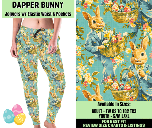 Preorder! Closes 1/19. ETA April. Dapper Bunny Joggers