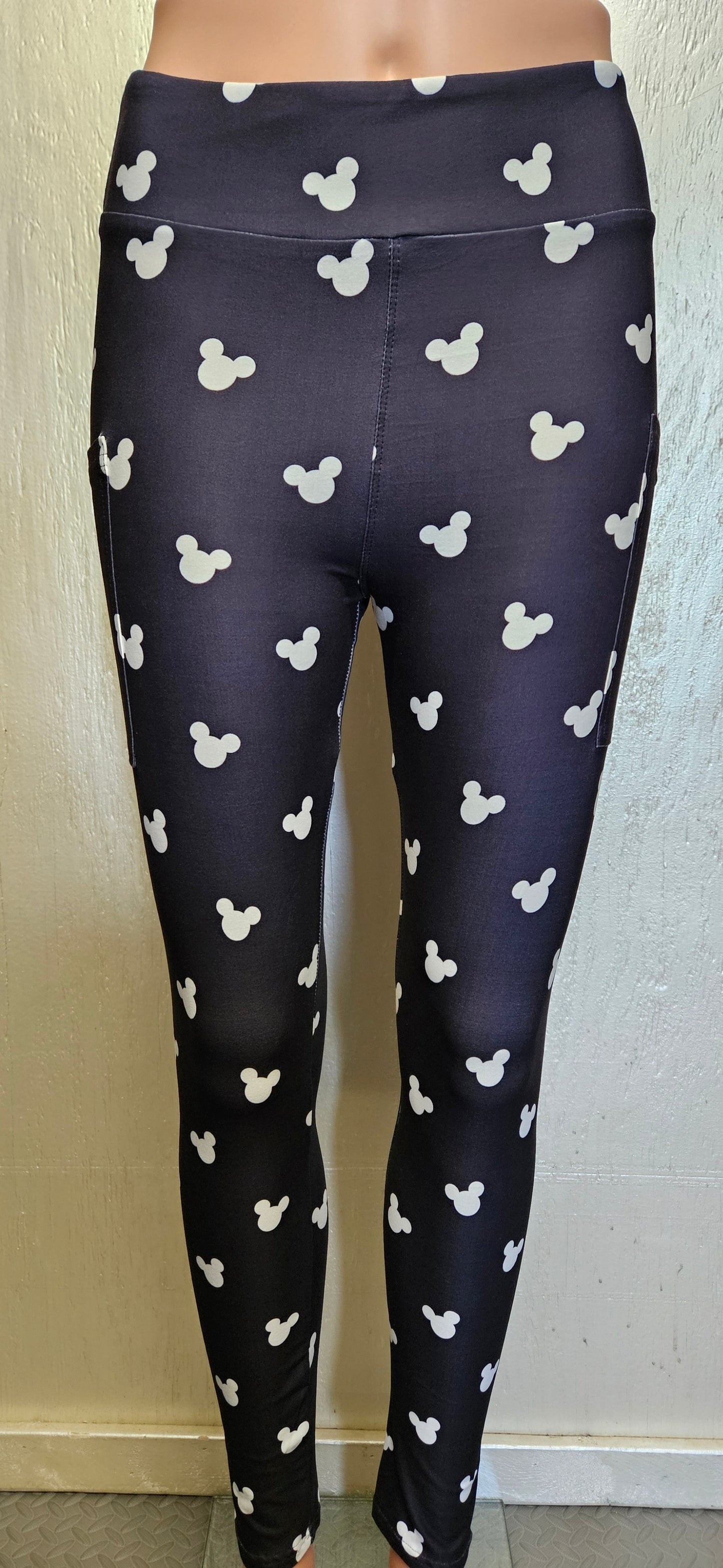 Mouse capri leggings and shorts