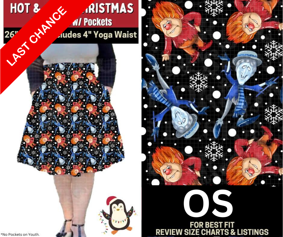 Hot & Cold Swing Skirt