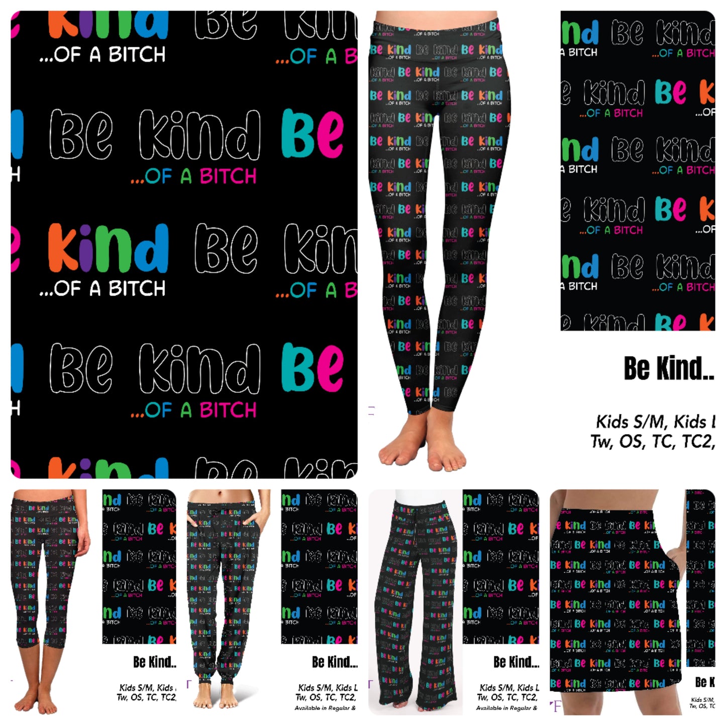 Be kind leggings and capris with pockets