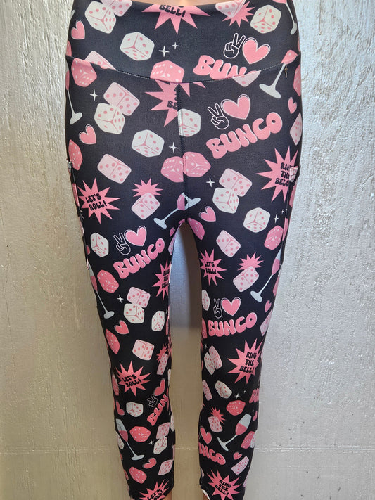 Bunco Love leggings and capris