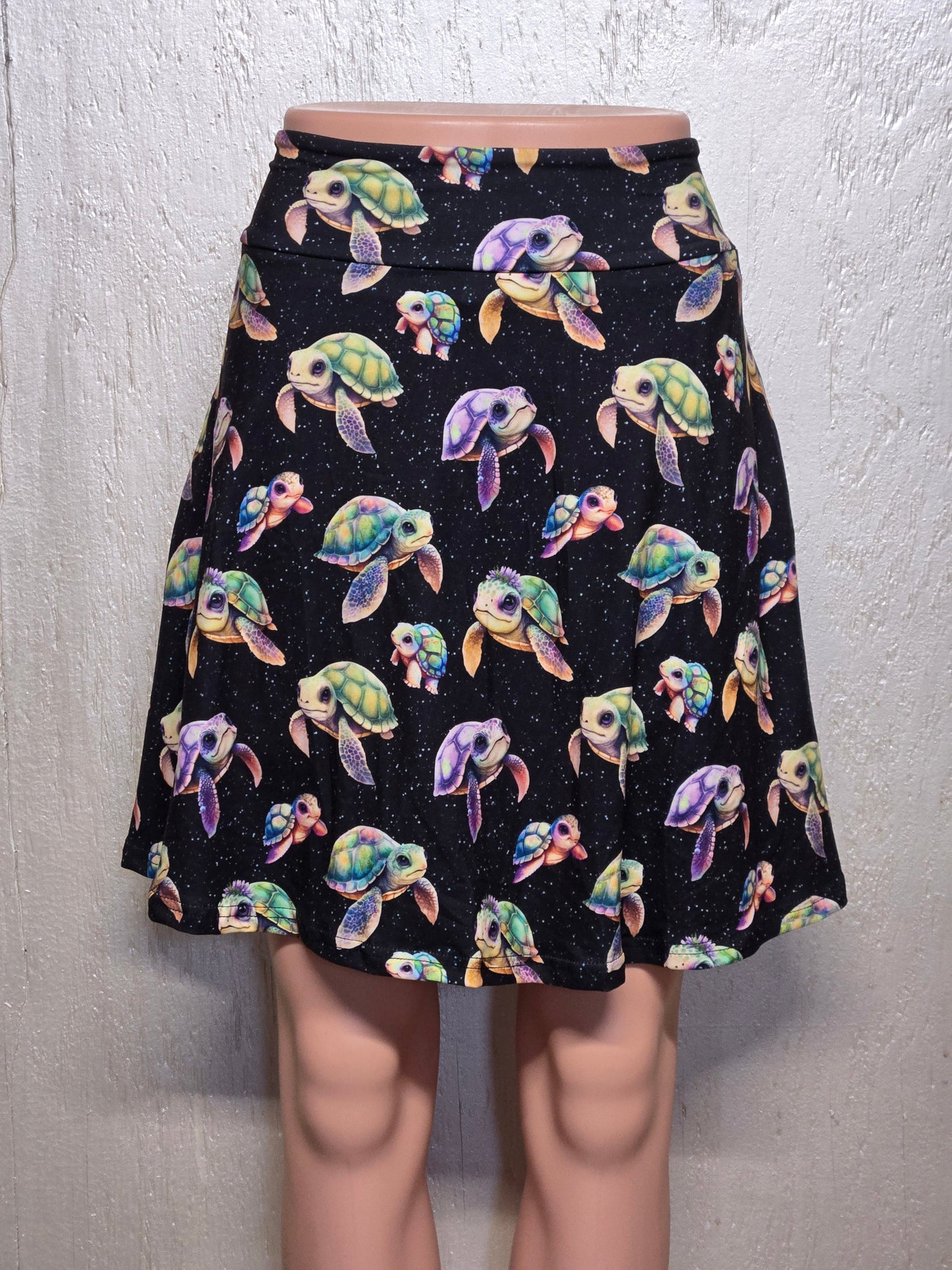 Cute Turtles capris, bike shorts, and skorts with pockets