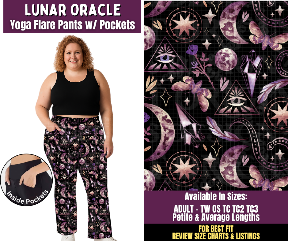 Preorder! Closes 11/4. ETA Feb. Lunar Oracle Yoga Flare Pants