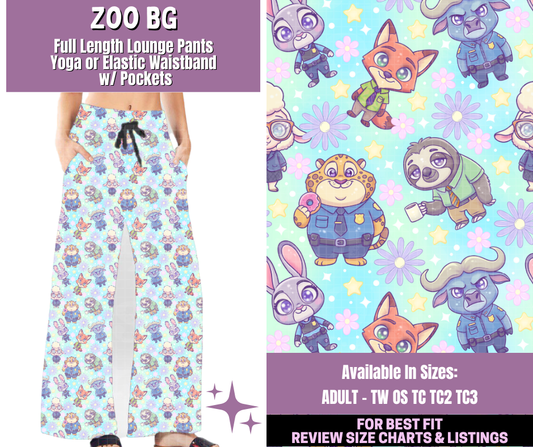 Preorder! Closes 1/14. ETA April. Zoo BG Full Length Lounge Pants