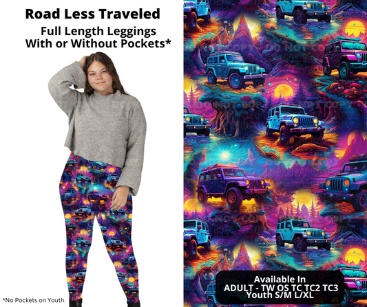 Preorder! Closes 11/27. ETA Feb. Road Less Traveled Full Length Leggings w/wo Pockets