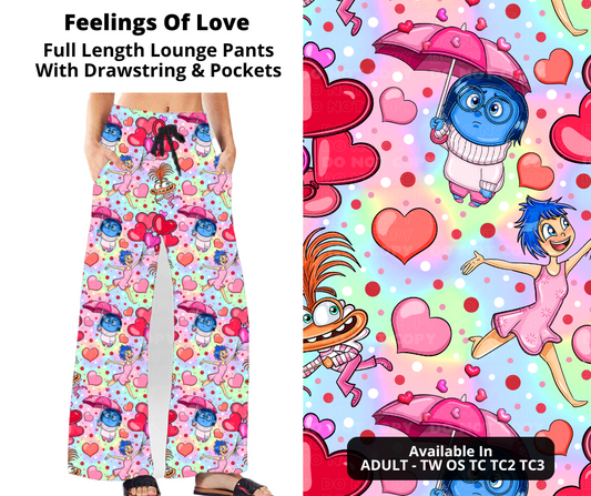 Preorder! Closes 11/28. ETA Feb. Feelings of Love Full Length Lounge Pants