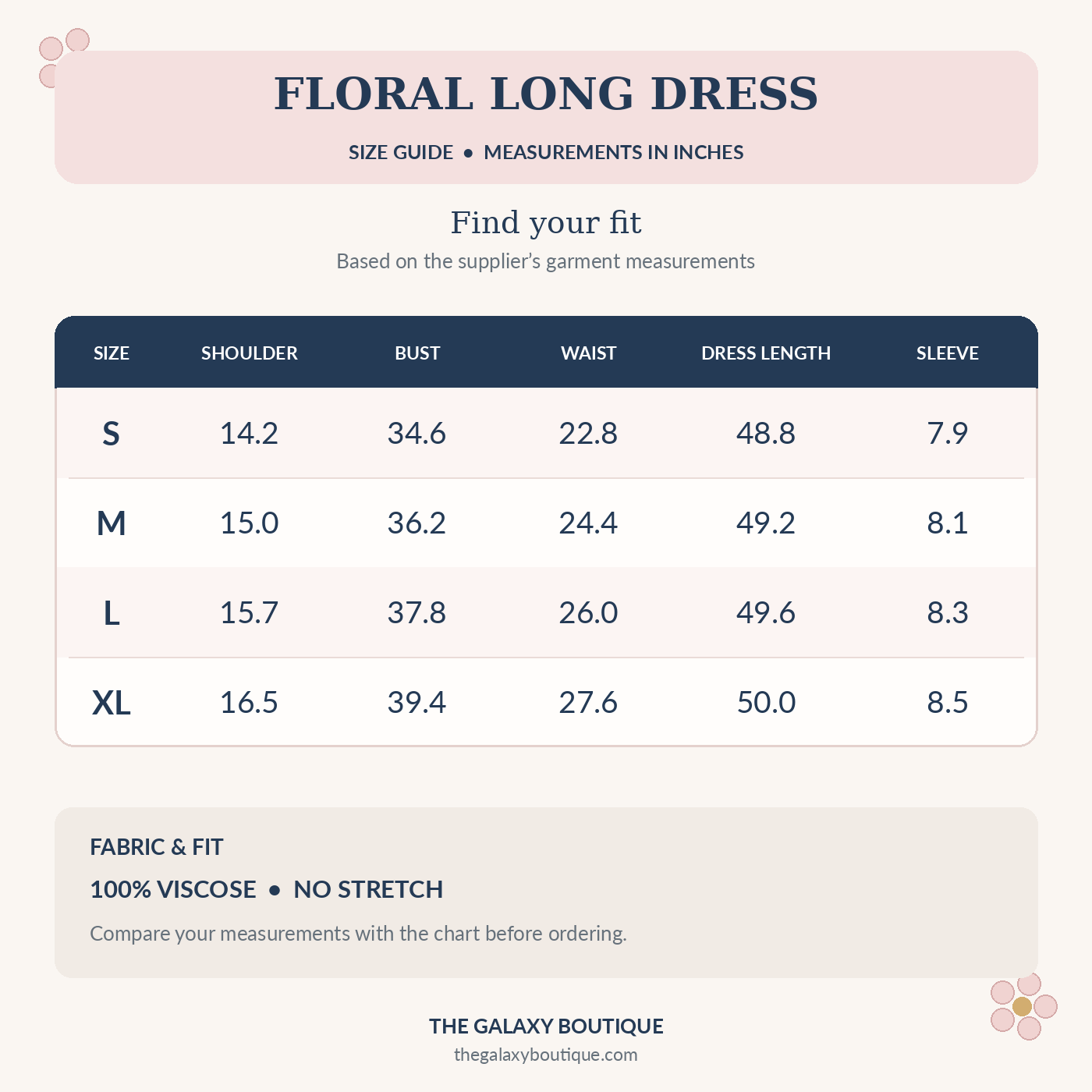 Long Floral Maxi Dress – Flowy V-Neck Dress with Side Slit