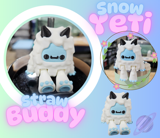 SNOW YETI STRAW BUDDY