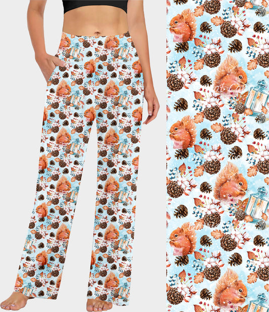 RTS - Snowy Squirrel Lounge Pants