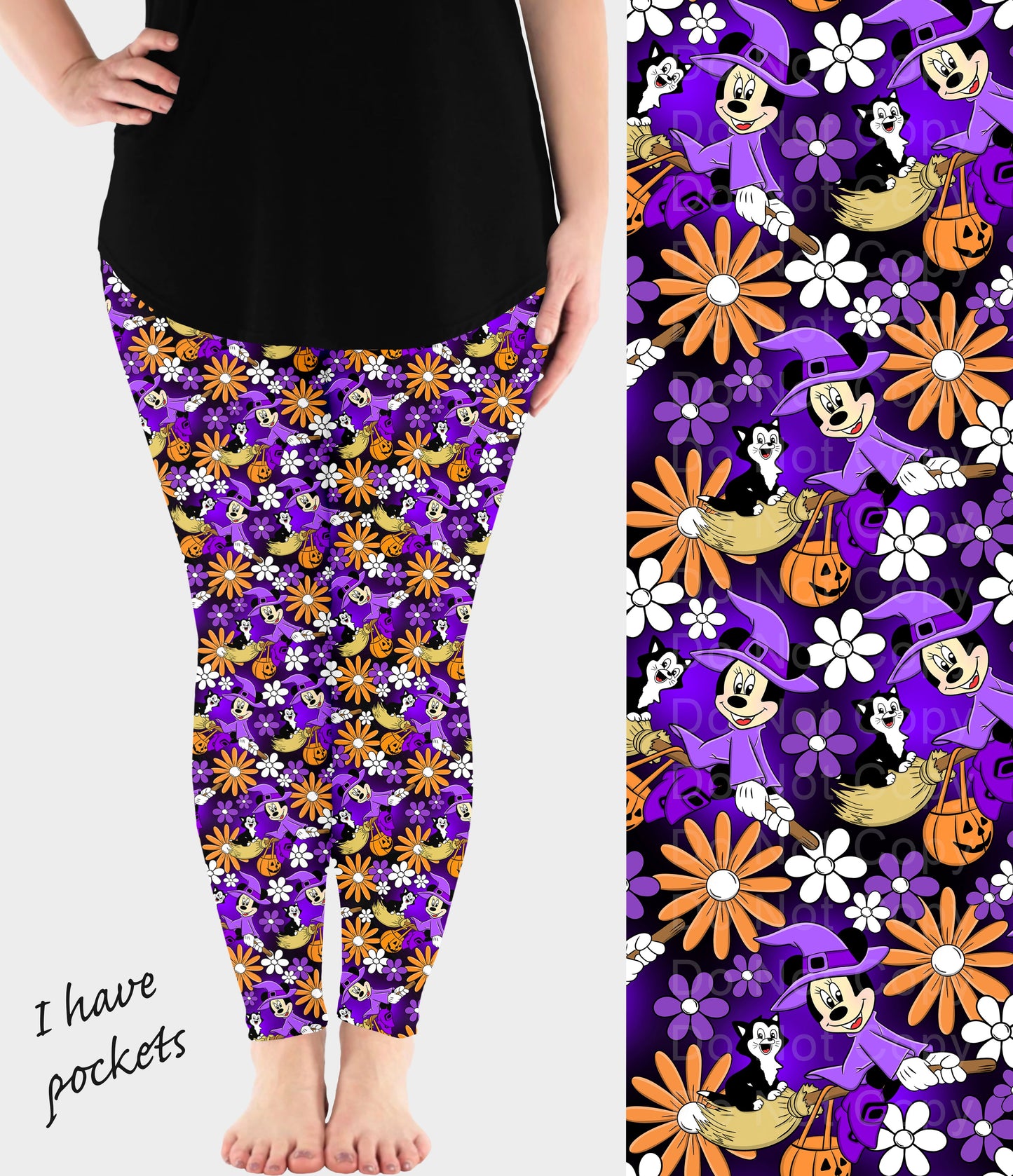 RTS - Witchy Min Leggings w/ Pockets