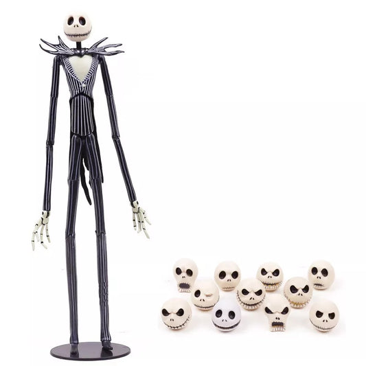 Jack figurine with interchangeable heads