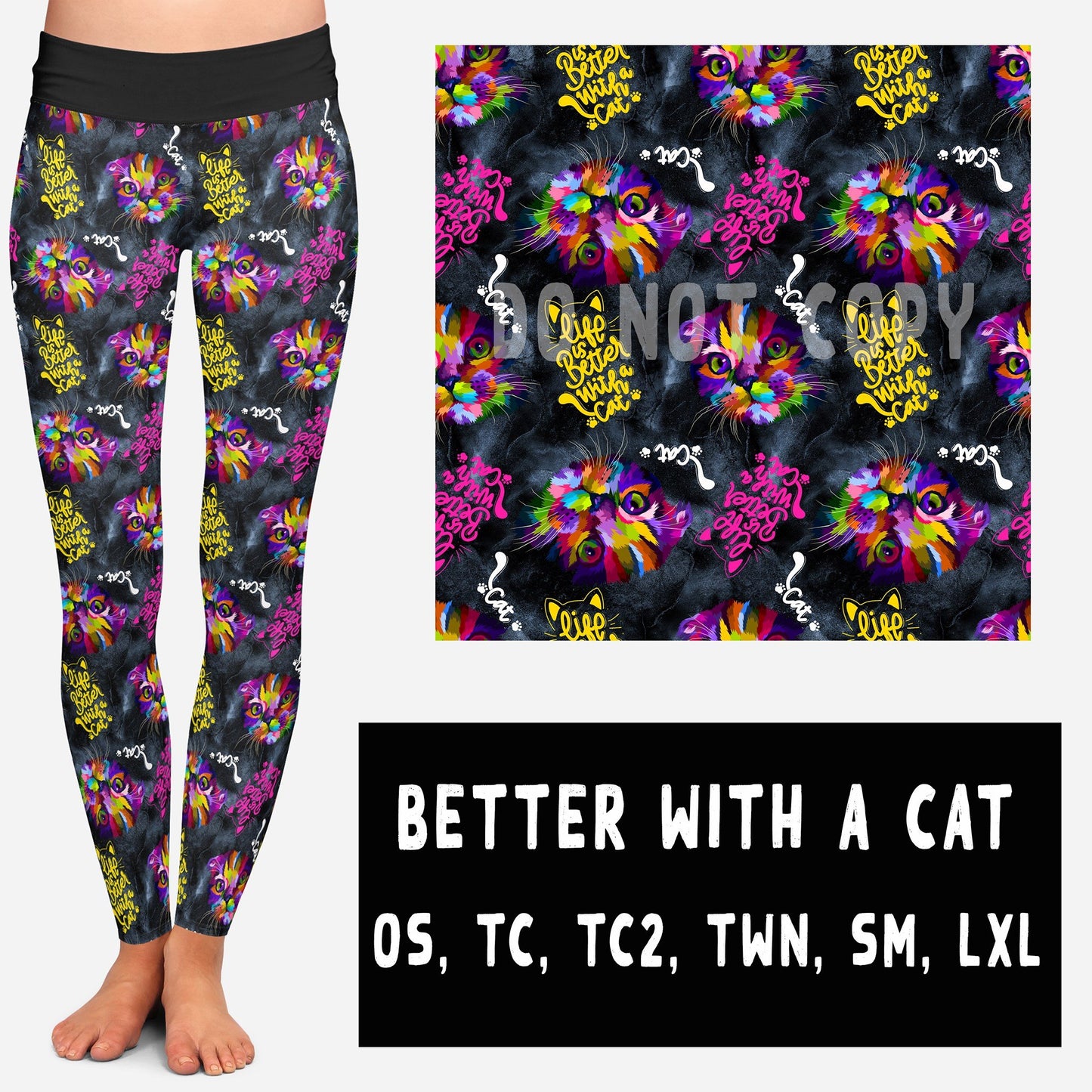 BETTER WITH A CAT LEGGING/JOGGER