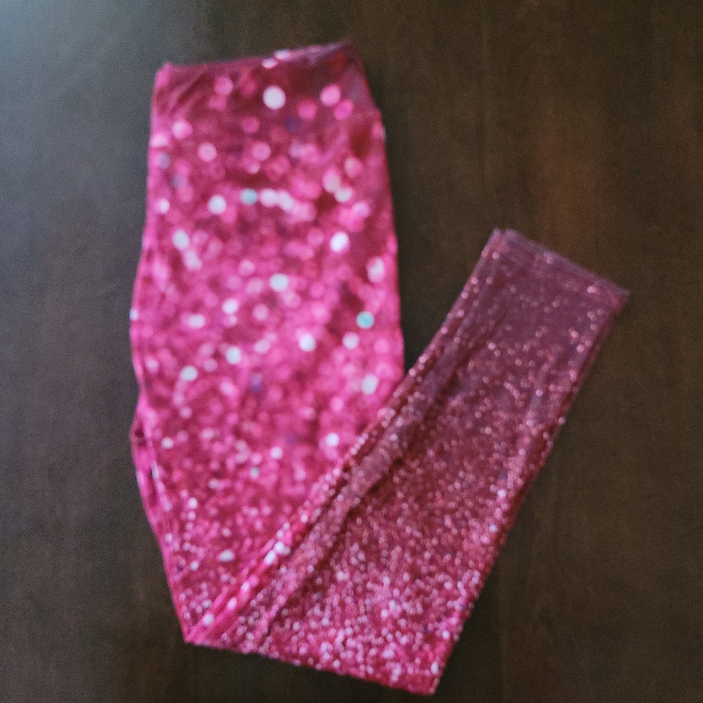 Pink Glitter legging