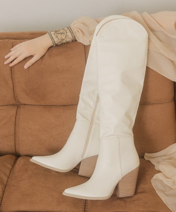 OASIS SOCIETY Clara   Knee High Western Boots