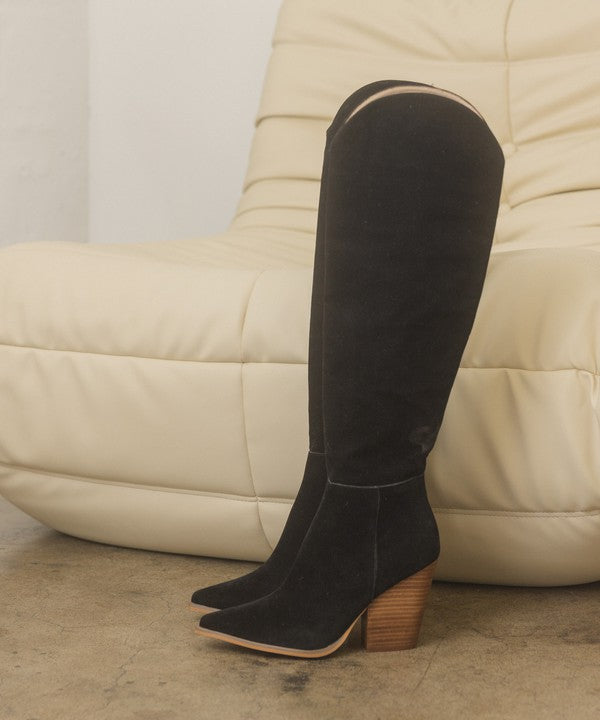 OASIS SOCIETY Clara   Knee High Western Boots