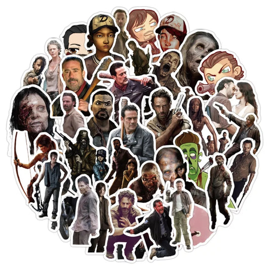 Set of 50 piece Zombies Stickers