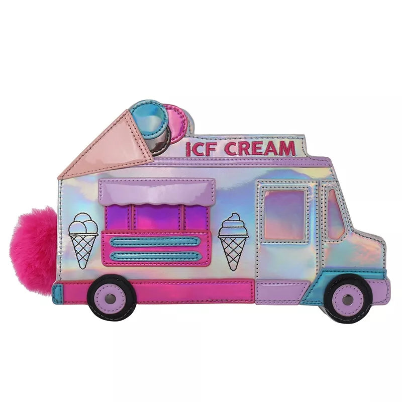 Ice cream truck or taxi handbag