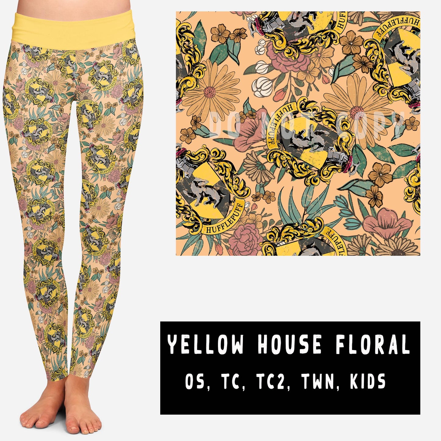 OUTFIT RUN 3-YELLOW HOUSE FLORAL