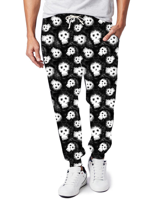 HIPPIE HALLOWEEN-TIE DYE SKULLS LEGGINGS JOGGERS