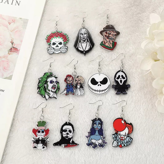 Movie/Horror Acrylic Earrings