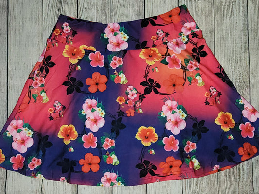 Hibiscus skorts with pockets